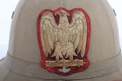 WW2 Italian Army Generals Tropical Sun Helmet - 3