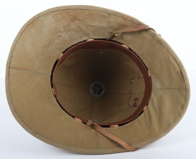 WW2 Italian Army Generals Tropical Sun Helmet - 6