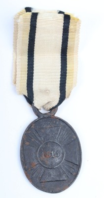 Prussian 1815 Waterloo Medal for Non-Combatant's - 3