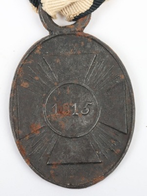 Prussian 1815 Waterloo Medal for Non-Combatant's - 4