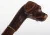 Two dog head walking sticks - 11