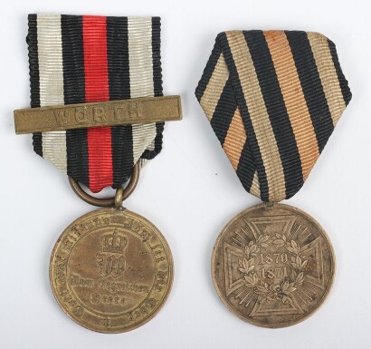 Imperial German 1870-1871 Franco-Prussian War Medals