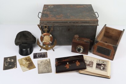 Imperial German Naval Photograph Album Group of China and Orient Interest Circa 1900,