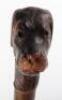 Two dog head walking sticks - 15