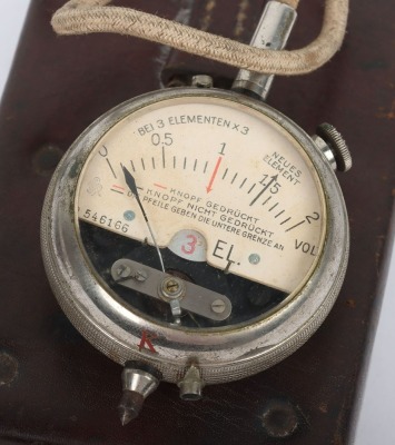 WW1 Imperial German Compass and Volt Meter. - 3