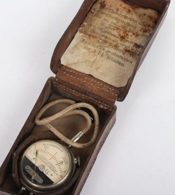 WW1 Imperial German Compass and Volt Meter. - 4