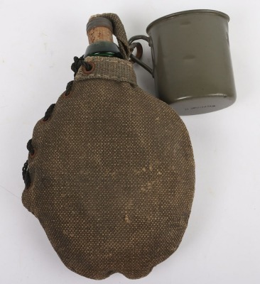 Rare WW1 Imperial German Glass Ersatz Water Bottle.