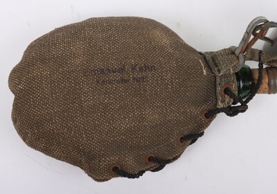 Rare WW1 Imperial German Glass Ersatz Water Bottle. - 2