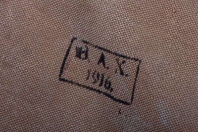 WW1 Imperial German Bread Bag, 1916 Dated. - 3
