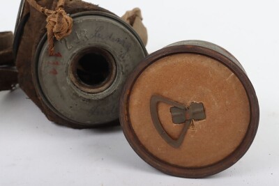 WW1 Imperial German M17 Gas Mask and Tin. - 4