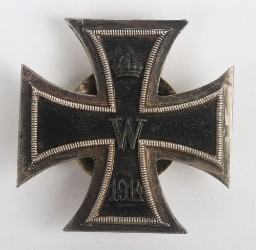 1914 Iron Cross 1st Class by Unknown Maker, With Screw Back Modification