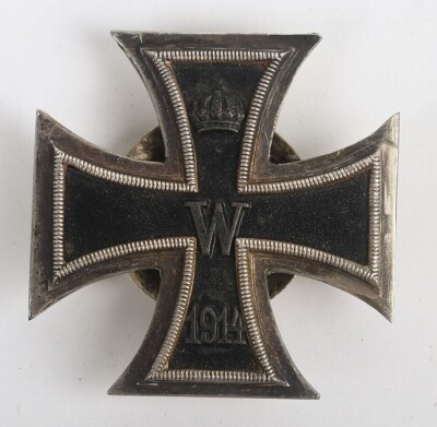 1914 Iron Cross 1st Class by Unknown Maker, With Screw Back Modification