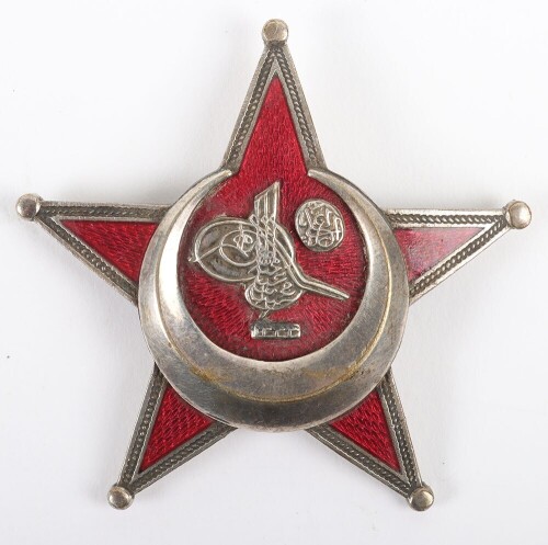 WW1 Turkish, Ottoman Empire, Gallipoli Star (Harp Madalyasi).