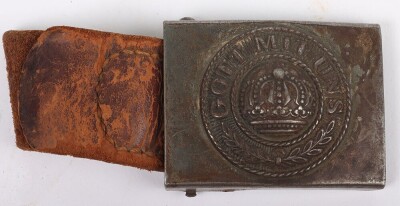 WW1 German, Prussian Steel Belt Buckle and Tab.