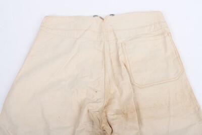 WW1 Imperial German White Fatigue Trousers. - 4