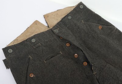 WW1 Imperial German M1907 Field Grey Trousers. - 2