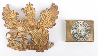 WW1 Baden Other Ranks Pickelhaube Helmet Plate