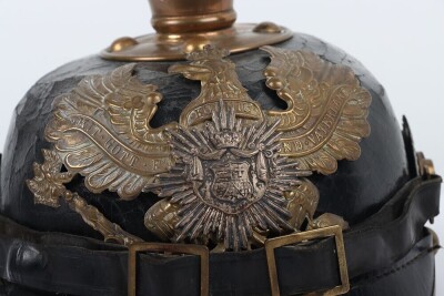 Imperial German Oldenburg Infantry Regiment Other Ranks Pickelhaube, - 8
