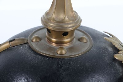 Imperial German Mecklemburg-Schwerin Other Ranks Pickelhaube - 9