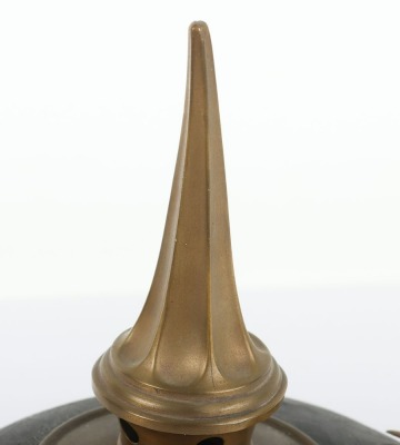 Imperial German Mecklemburg-Schwerin Other Ranks Pickelhaube - 10