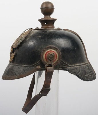 Imperial German Prussian Artillery Pickelhaube / Kugelhelm, - 2