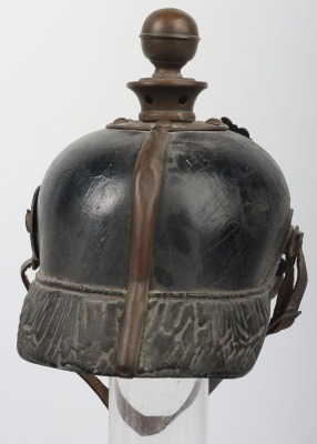 Imperial German Prussian Artillery Pickelhaube / Kugelhelm, - 4