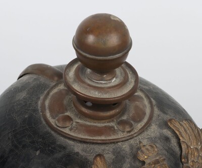 Imperial German Prussian Artillery Pickelhaube / Kugelhelm, - 7