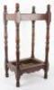An oak walking stick/umbrella stand - 8