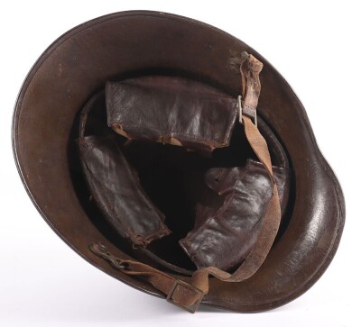 WW1 Imperial German M16 'Splotch' Camouflaged steel combat helmet - 8