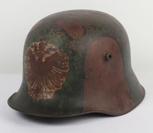 Imperial German Camouflaged Steel Helmet
