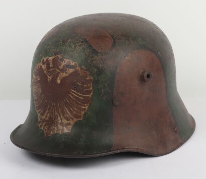 Imperial German Camouflaged Steel Helmet