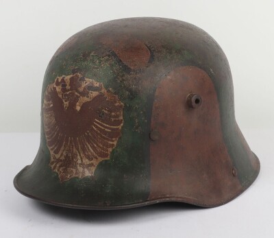 Imperial German Camouflaged Steel Helmet