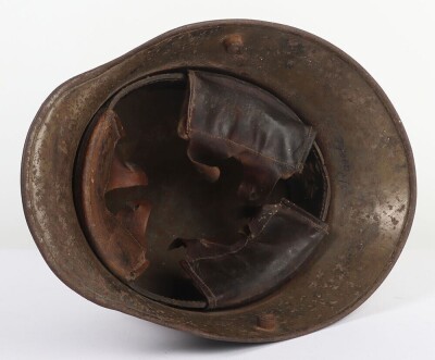 WW1 German M-16 Camouflaged Steel Combat Helmet - 4