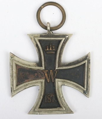 Scarce Variant 1870 Iron Cross 2nd Class - 2