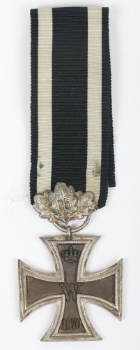 1870 Iron Cross 2nd Class with 25 Year Jubilee Oak Leaf,