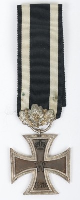 1870 Iron Cross 2nd Class with 25 Year Jubilee Oak Leaf,