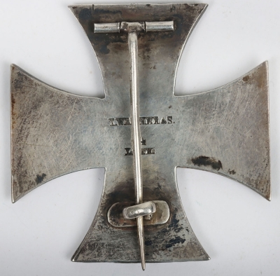 Rare 1870 Iron Cross 1st Class by J Wagner & Sohn, - 2