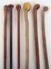 Six walking canes - 3