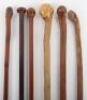 Six walking canes - 4