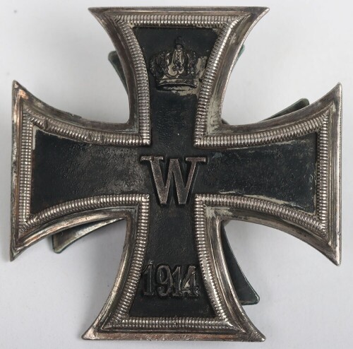 WW1 Imperial German Iron Cross 1st Class in Screw Back