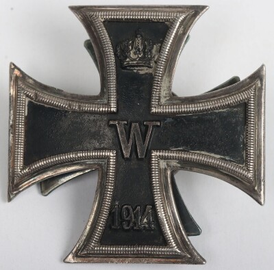 WW1 Imperial German Iron Cross 1st Class in Screw Back