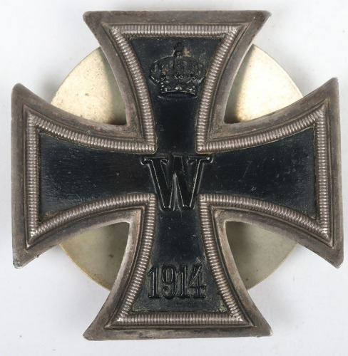 WW1 Imperial German Iron Cross 1st Class in Screw Back