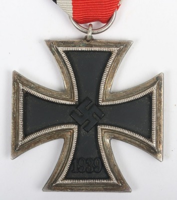 1939 Iron Cross 2nd Class Round 3" Thick Variant by Deschler & Sohn - 3