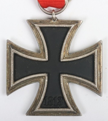 1939 Iron Cross 2nd Class Round 3" Thick Variant by Deschler & Sohn - 5