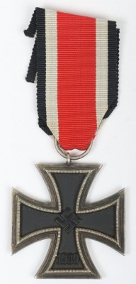 1939 Iron Cross 2nd Class Round 3" Thick Variant by Deschler & Sohn - 2