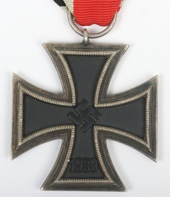 1939 Iron Cross 2nd Class Round 3" Thick Variant by Deschler & Sohn - 3