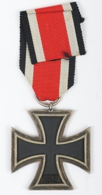 1939 Iron Cross 2nd Class Round 3" Thick Variant by Deschler & Sohn - 4