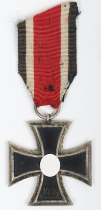 1939 Iron Cross 2nd Class by Frank & Reif &Uuml;bergro&szlig;e" Cut Down Frame "Little Brother" Type"