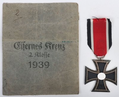 1939 Iron Cross 2nd Class by Klein & Quenzer A.G.; Idar/Oberstein