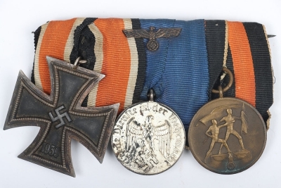1939 Iron Cross 2nd Class Court Mounted Medal Trio - 2
